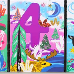 Partial Detail of Window to Our Worlds - Part 2